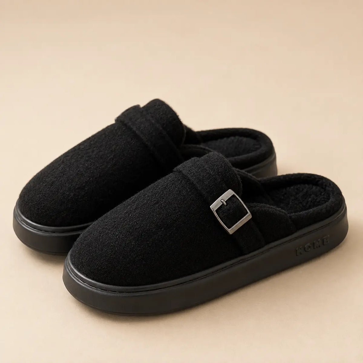 Women's soft sole indoor slippers, quiet on hard floors