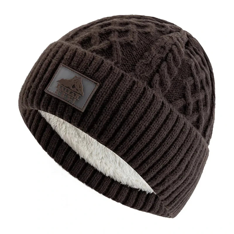 Unisex plush fur lined ski beanie, product photo 13