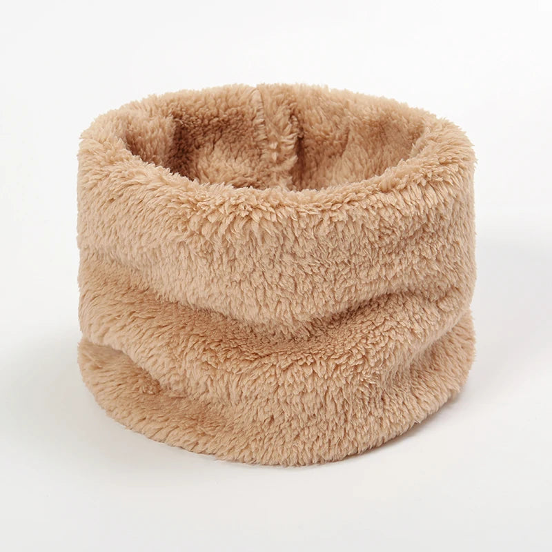 Unisex plush neck warmer ring, product photo 7