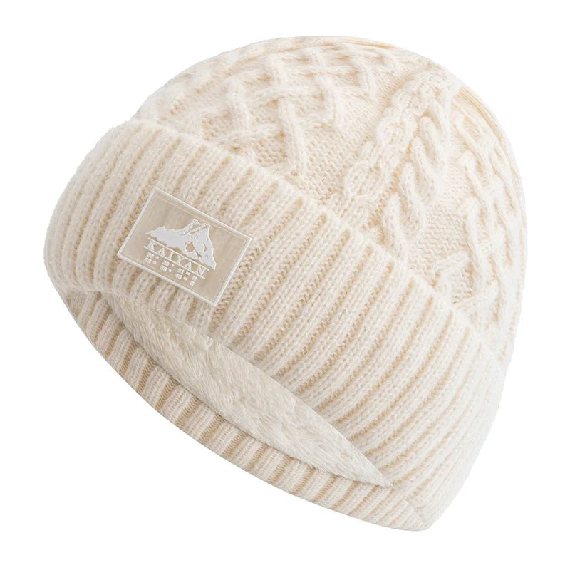 The warmest knit beanie in the range, plush fur lined