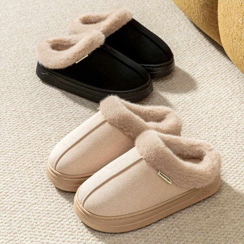 Women's faux leather slipper boots, product photo 8