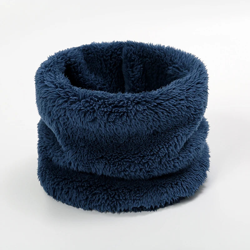 Unisex plush winter neck ring, one size