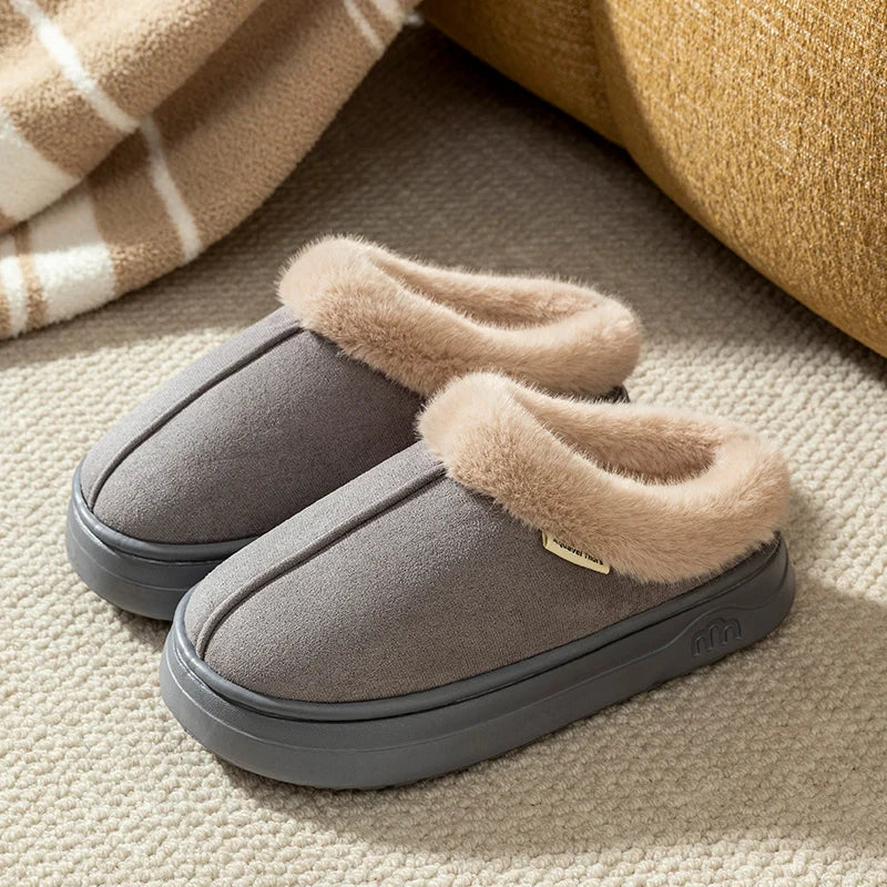 Ankle height slipper boots that cover where the cold gets in
