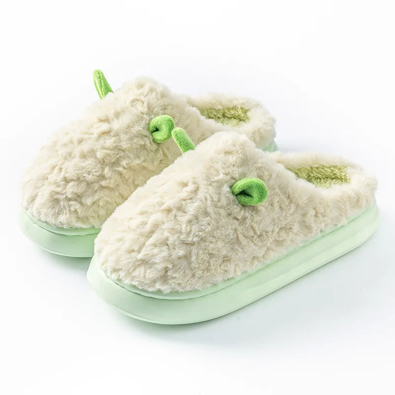 Women's fleece lined house slippers in US 5.5 to 13