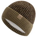 One size unisex two tone fur lined winter beanie