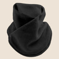 Windproof lamb fleece collar scarf, a pull on plush snood
