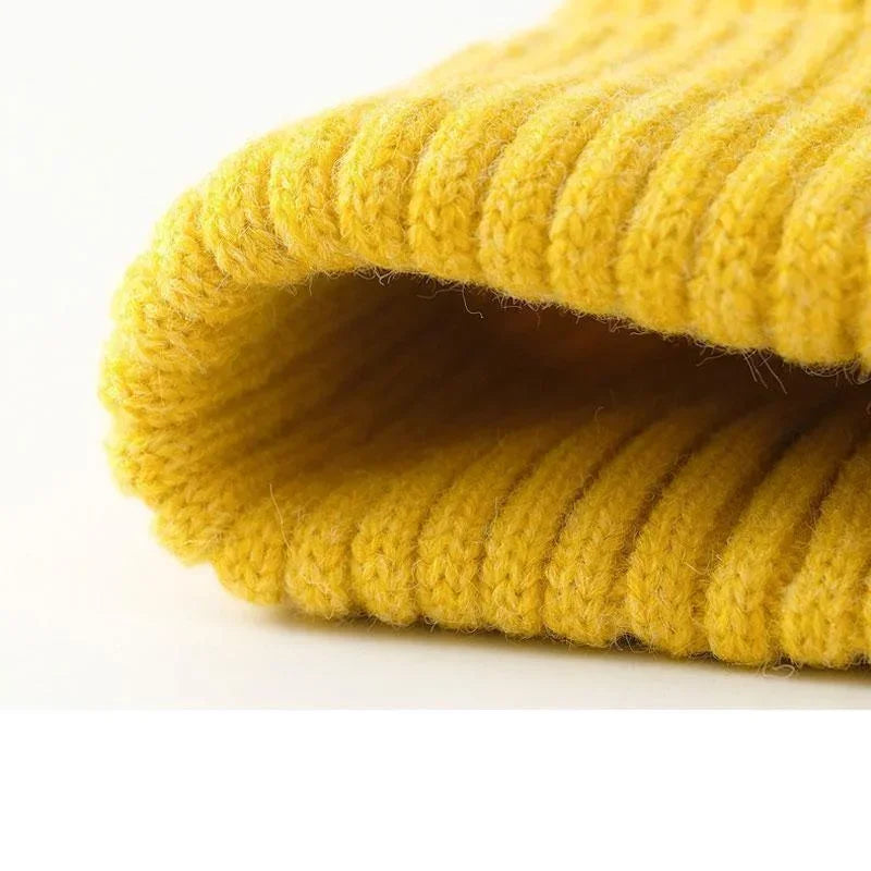 Close fit crochet knit cap that works under a helmet