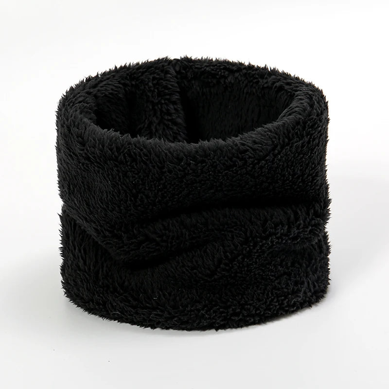 Unisex plush neck warmer ring, product photo 8