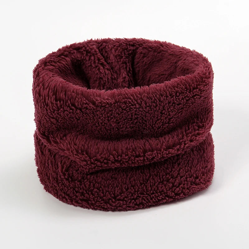 Cashmere feel polyester neck ring for winter